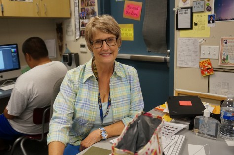 Art teacher Joyce McClements came out of retirement to teach