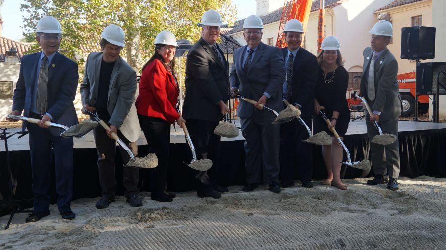 Members of SCUSD and city councils met to break ground together.