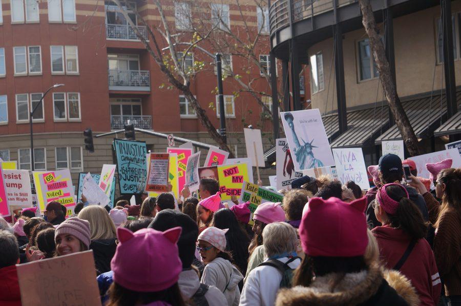 Thousands of people traveled to San Jose to express themselves through Womens March.