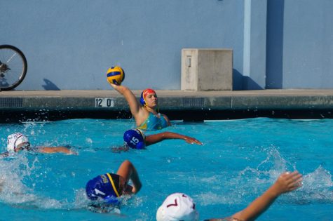 Girls varsity water polo achieves first win of the season
