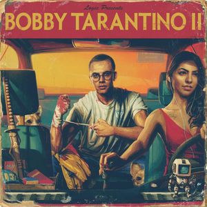 The cover of 'Bobby Tarantino II' features an illustration-style photo of the rapper. 