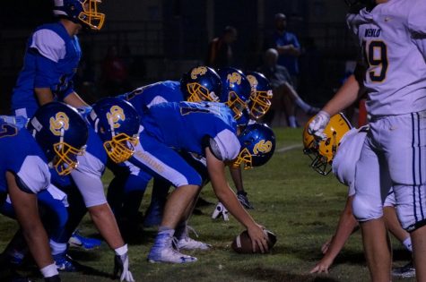 SCHS Bruins lose 26-35 to the Menlo Knights in first home game of the season