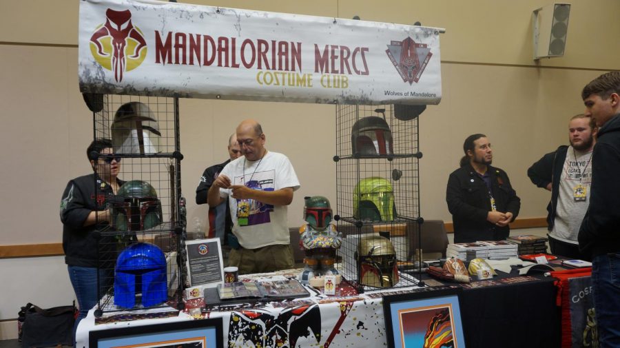 Booths were run and offered merch for con-goers. 