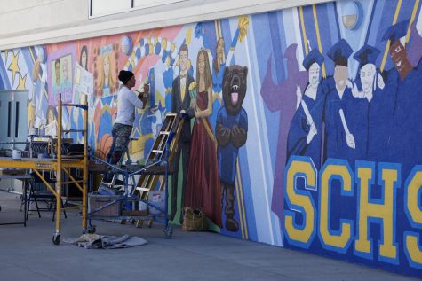 New mural on campus documents the SCHS experience