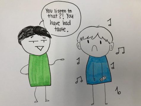 Many students have been judged for their music choices. 