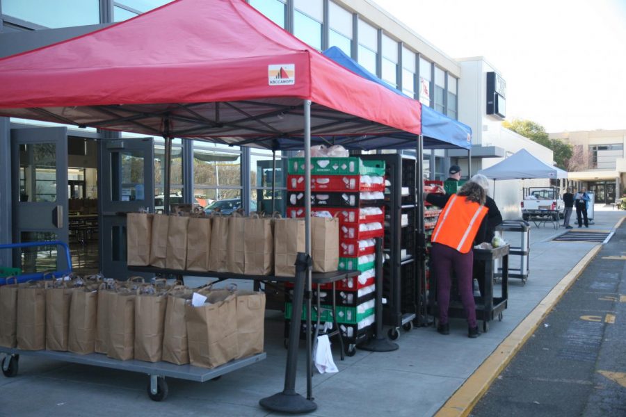 Free meals are safely distributed at any SCUSD campus. 