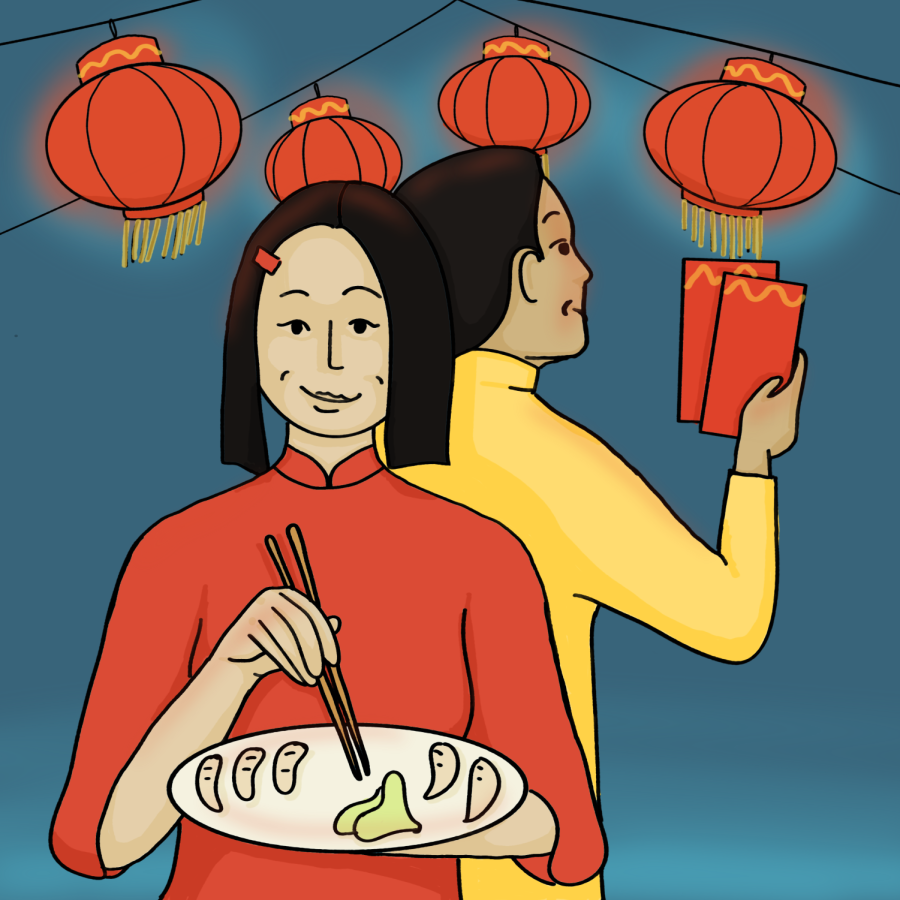 Many+celebrate+Lunar+New+Year+with+family+gatherings+and+an+array+of+food.