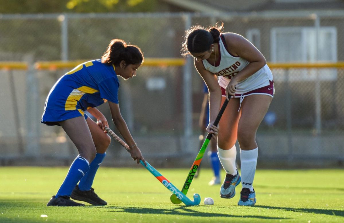 Since starting field hockey in her second year of high school, sophomore Anwitha Aruva practices with her school team to refine her skills, which is reflected in her game performance.