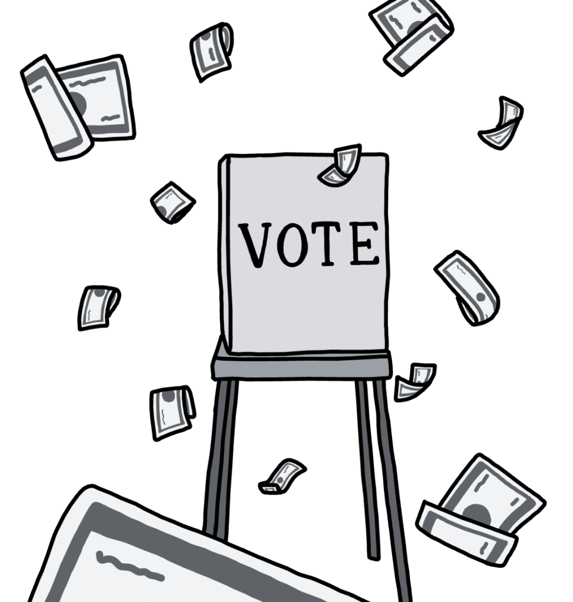 Money’s increasing influence in politics has been stifling the influence of the average American’s vote.