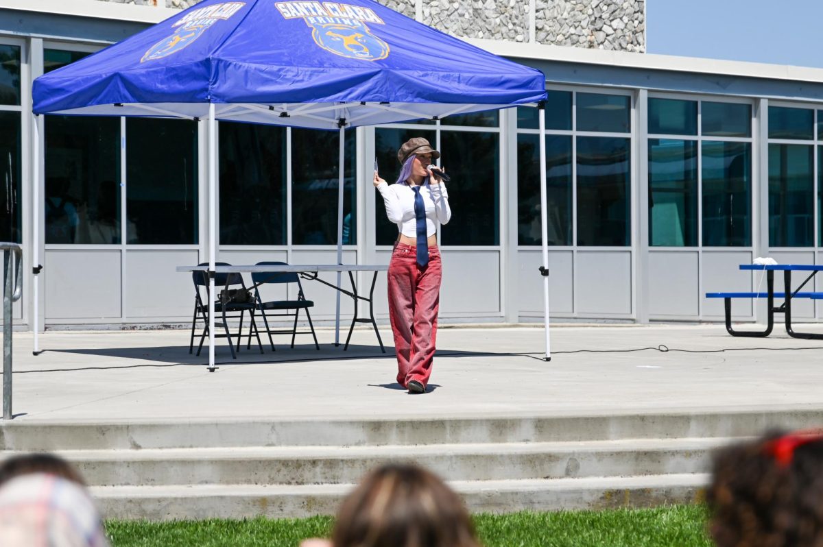 NEZZA encourages other students to come on stage and share their talents. 