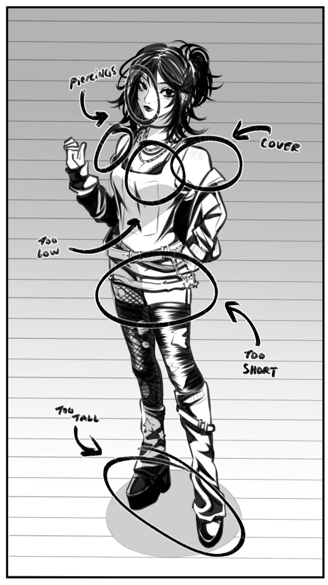 Instead of enforcing the dress code equally, staff disproportionately target girls based on their interpretation instead of through rules.