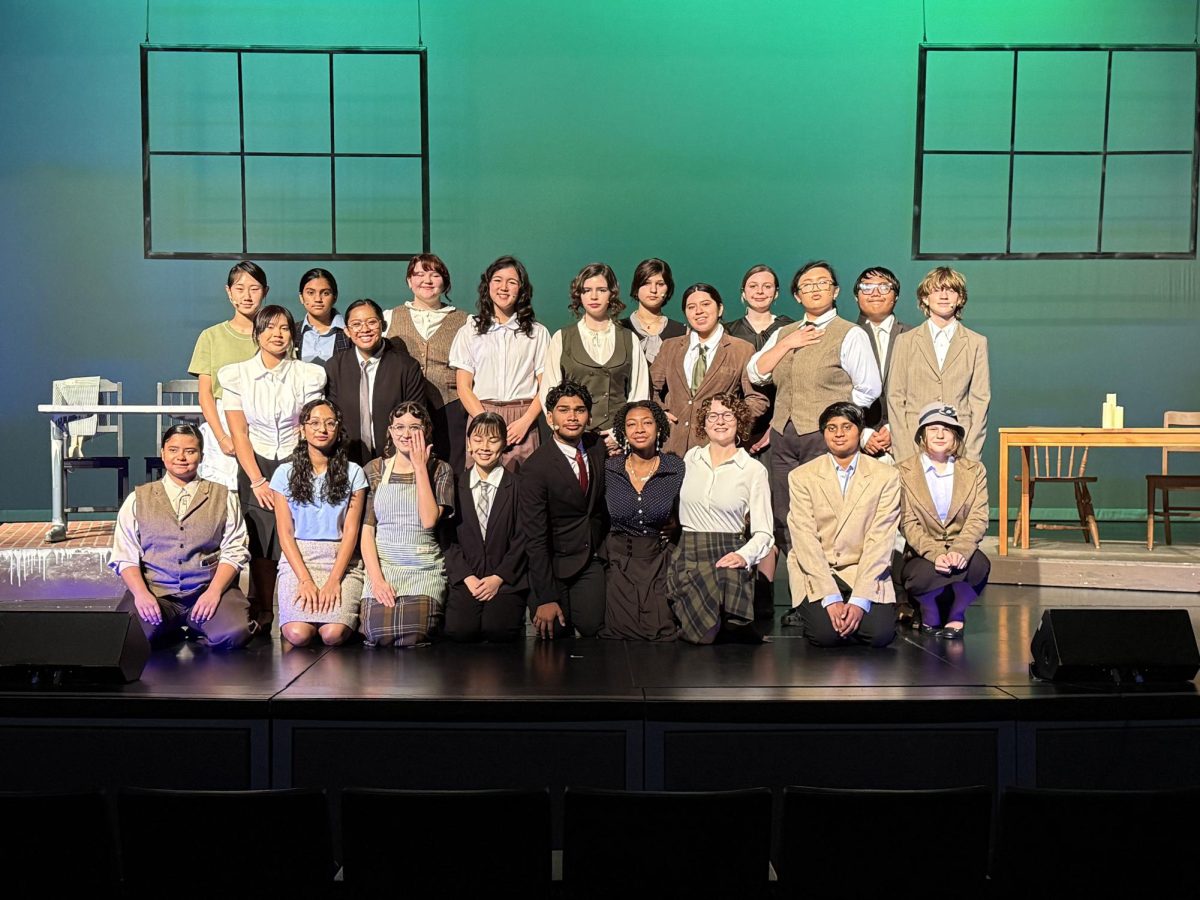SCHS Drama Department poses for a picture after their play. (Courtesy of Erin Southard)