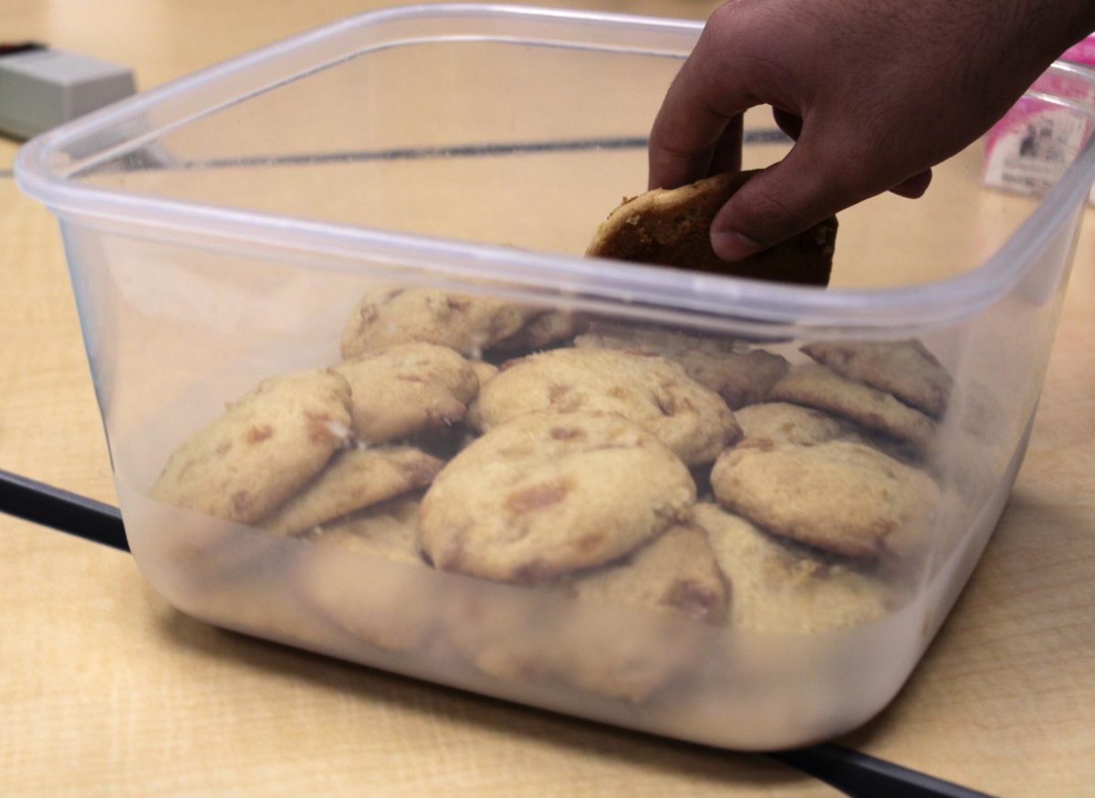 Many students choose to go to Baking Club during lunch because they have food every meeting.